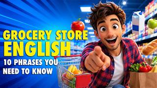 Grocery Store English: 10 Phrases You Need to Know (A1-A2)