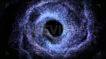 Circular Rotation of Particles Stock Motion Graphics