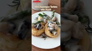 Mini Asparagus Tartlets                           #shorts