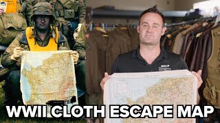 Wwii Cloth Escape Map