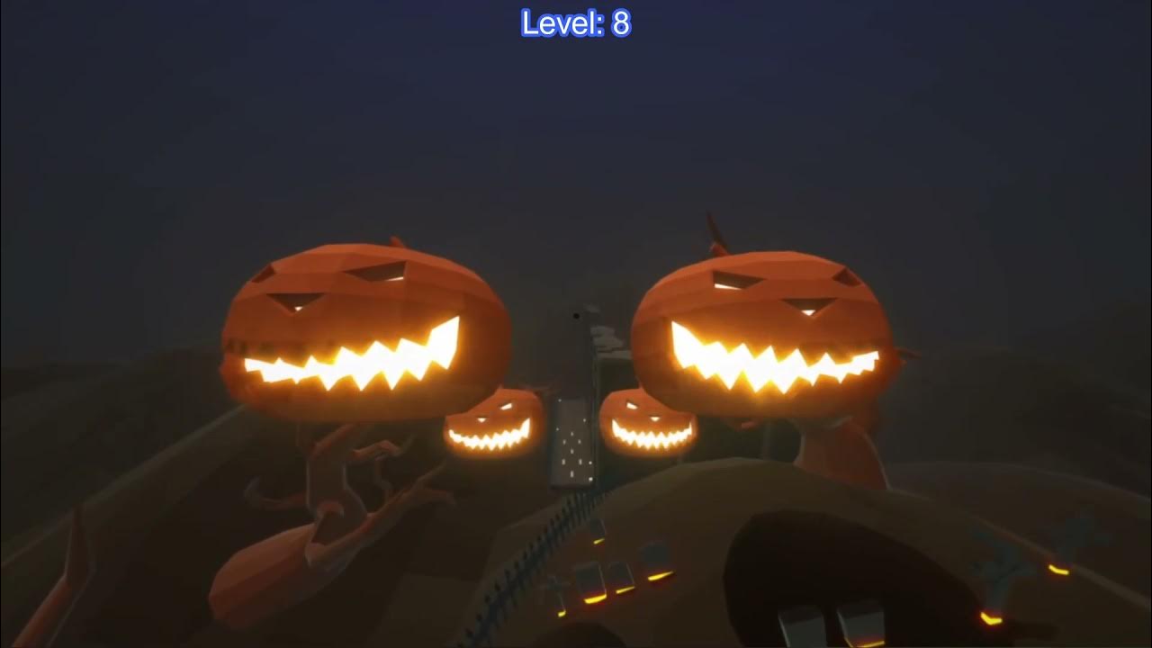 How To Beat Halloween Level 9 Clustertruck Clustertruck (PC): Halloween Levels [Edited Playthrough] - YouTube