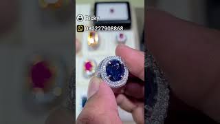 Permata Waw... Blue Sapphire Srilanka 6.42 Ct Harga 45 Juta Di Toko The Luffy| Bang Ricky
