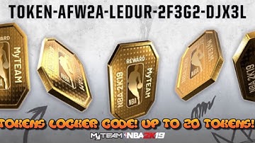 NBA2K19 MyTeam - Token Locker Code! Shot At 20 Tokens!
