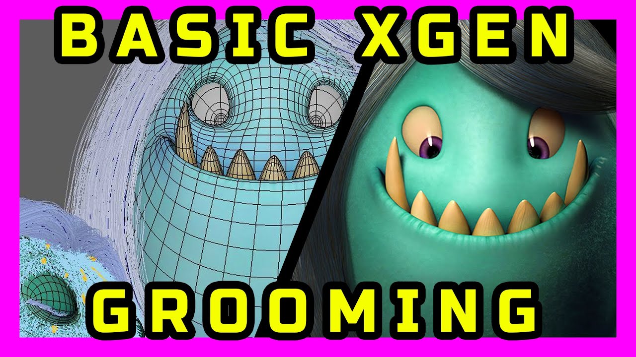 Grooming Xgen Timelapse, 3D tutorial for Beginners - cursos de 3d: www ...