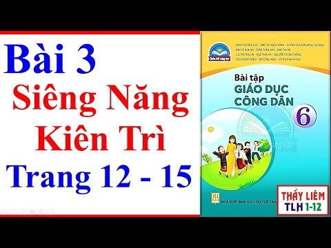 Video Sách Bài Tập Giáo Dục Công Dân 6 Bài 3 | Siêng Năng... - youtube