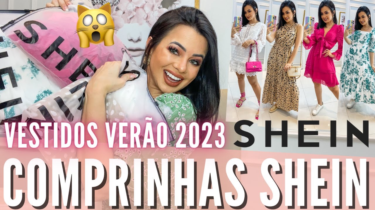 PROVANDO VESTIDOS SHEIN 🤑🙀| Comprinhas SHEIN de Vestido primavera verão 2023 | Cupom: ThamaraBR