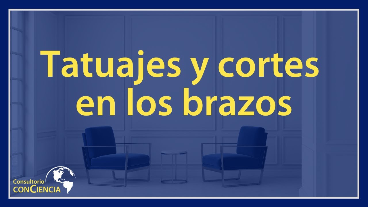 Tatuajes y cortes en los brazos