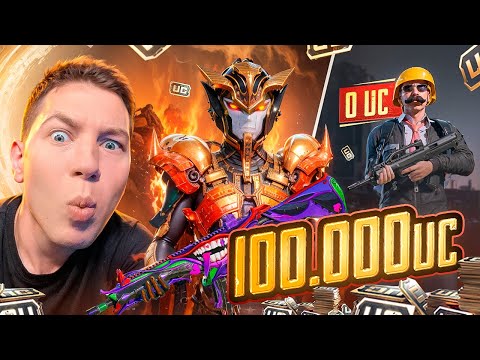 $100,000 UC 🔥 Я ЗАБРАЛ ВСЁ, ЧТО ТОЛЬКО МОЖНО В PUBG Mobile - ЛУЧШАЯ ПРОКАЧКА АККАУНТА В ПУБГ МОБАЙЛ!