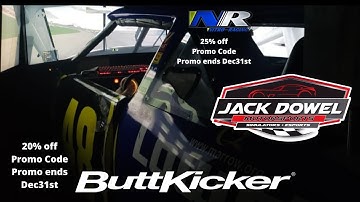 Jack Dowel Motorsports- Buttkicker Promo 4x Buttkicker on Nascar Simulator