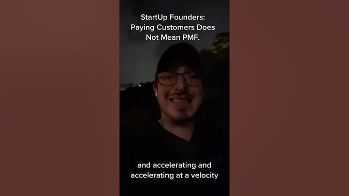 StartUp Founders: Paying Customers Does Not Mean Product Market Fit