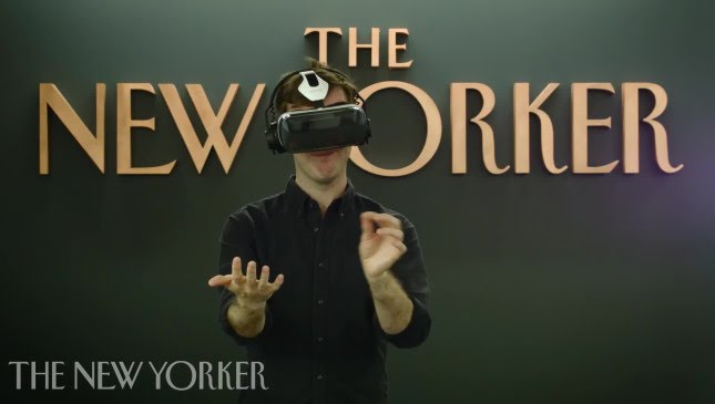 humor me meaning Introducing The New Yorker's Mind-Blowing Virtual-Reality App | Shorts & Murmurs