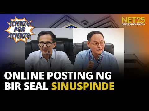BIR, sinususpinde ang mandatory na pag-display ng BIR registration seal badge online