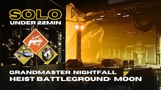 Solo Grandmaster Nightfall "Heist Battleground: Moon" in 22 min - Solar Hunter - Destiny 2 screenshot 3