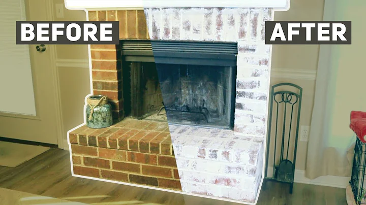 German Schmear brick fireplace. Easier than you th...