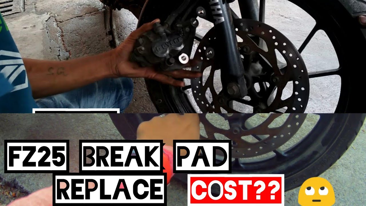 FZ25 Brake pad replace cost || Jarus vlogs