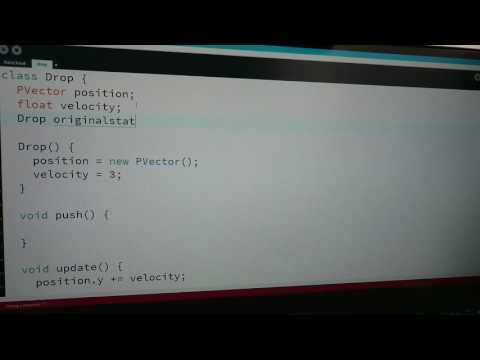 Cloud Simulation in Processing. Simon's Own Code 1
