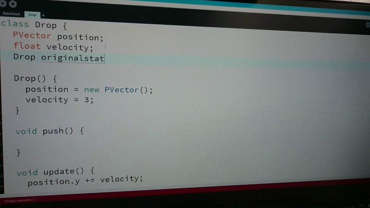 Cloud Simulation in Processing. Simon's Own Code 1