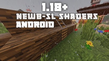 Best shaders for minecraft 1.18 link in description. Newb-sl shaders. 1.18+