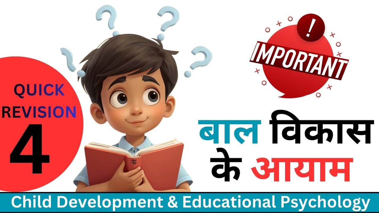 बाल विकास के आयाम: Kohlberg, Piaget & NEP 2020 | CTET, UPTET, B.Ed