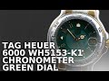 TAG HEUER 6000 WH5153-K1 Chronometer Green Dial Automatic