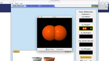 Using Phet Simulation to build molecular models