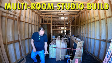 Multi-Room Recording Studio Build During Construction