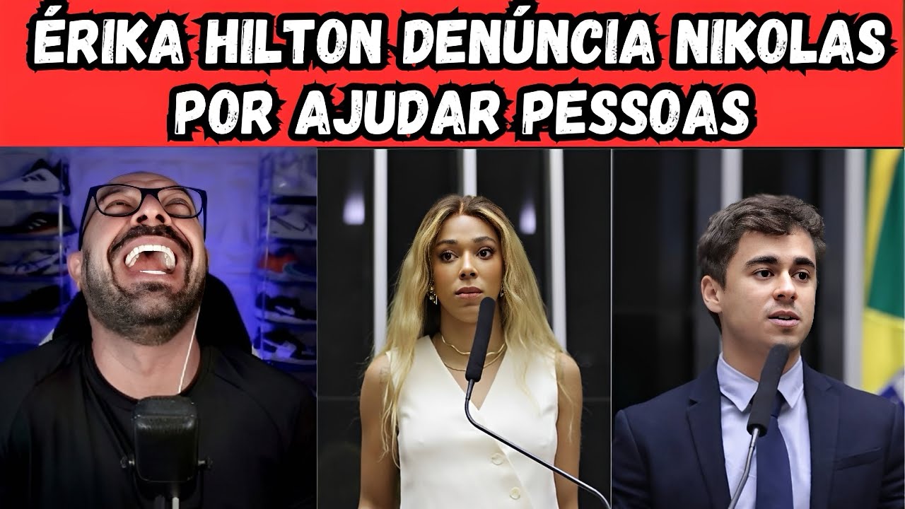 Érika Hilton denuncia Nikolas ferreira a PGR, pura inveja. #4k #4kvideo