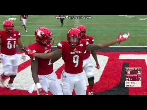 College Football: Louisville Cardinals vs The Florida State Seminoles - YouTube