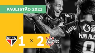 São Paulo 1 x 2 Corinthians - Gols - 29/01 - Campeonato Paulista 2023