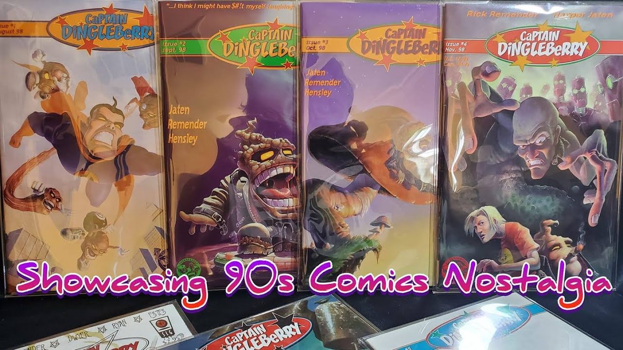Showcasing 90s Comics Nostalgia: Captain Dingleberry by Rick Remender and Harper Jaten