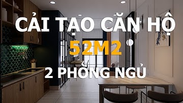 Cải tạo căn hộ 2 phòng ngủ tiện nghi thông minh