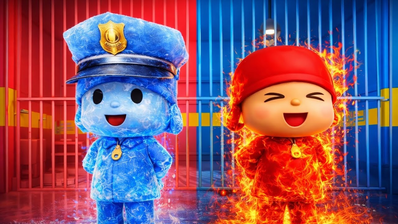 WATER POCOYO vs FIRE POCOYO… The Ultimate Roblox Battle! 🔥💧 Who Wins?!#roblox 