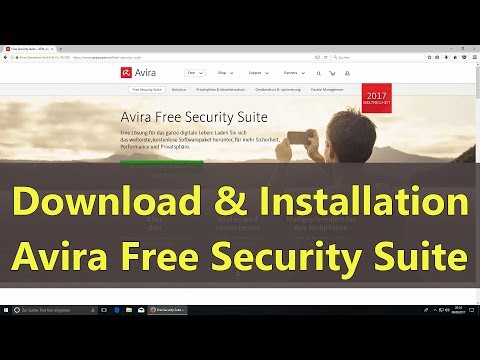 Avira Free Security Suite (2017) - Download & Installation