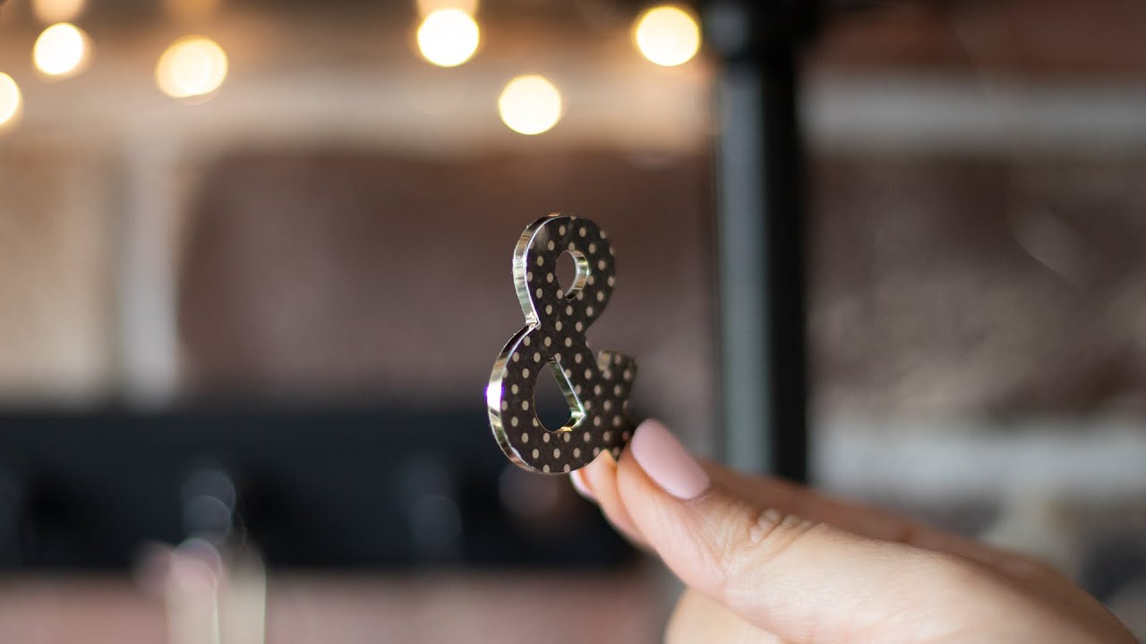 Chipboard and vinyl elements with Cricut YouTube