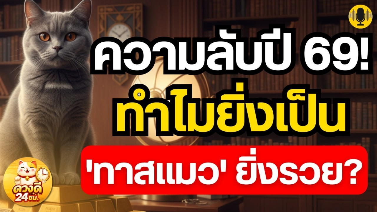 ความลับปี 69! ทำไมยิ่งเป็น 'ทาสแมว' ยิ่งรวย