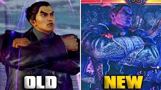 Kazuya Mishima Old vs New Ultimate - Tekken 8 & Tekken 7 Comparison
