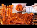 ASMR MUKBANG Homemade Shinjeon Tteokbokki With Homemade Rice Cakes Gimbap Fried Fish Cakes SUB
