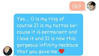 Jikook Texting Story (EP275) Soft boyfriends screenshot 2