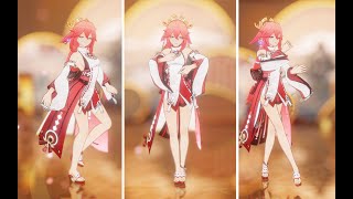 Genshin Impact Mmd4K60Fpsyae Miko宵闇胡蝶