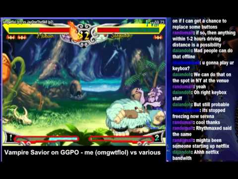 Vampire Savior GGPO Replay Apr/May 2014 Pt1