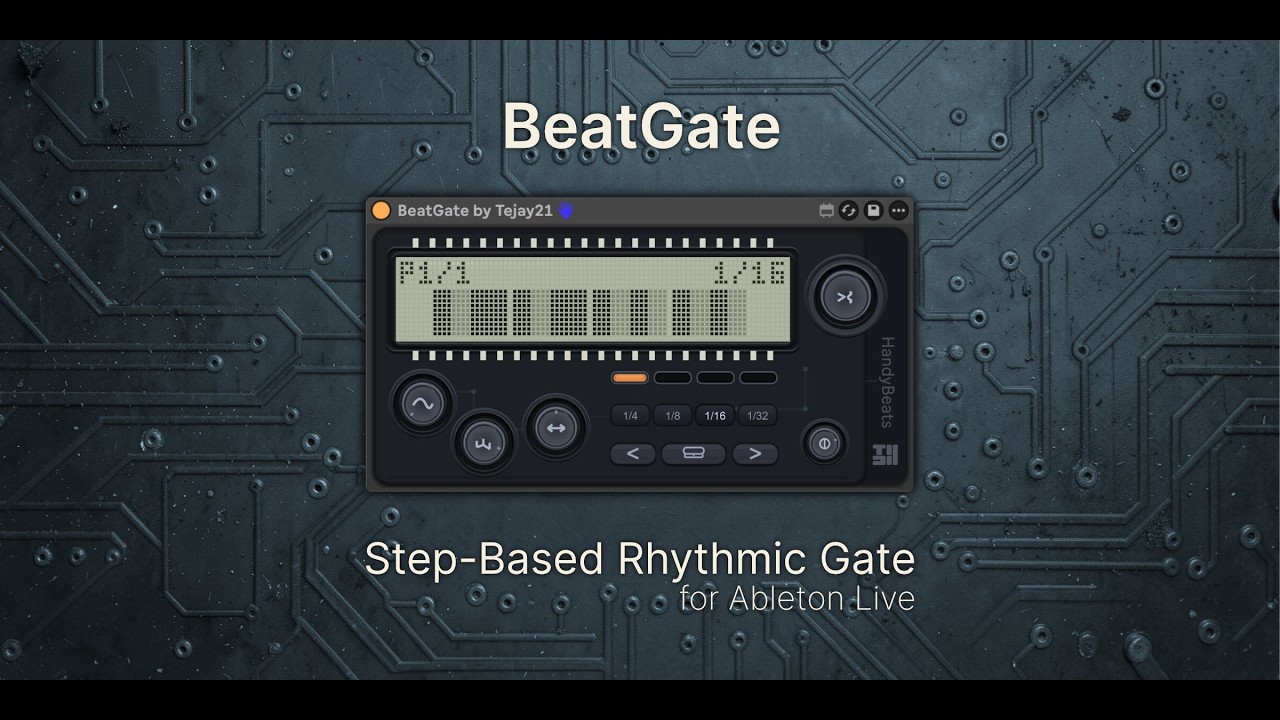 BeatGate for Ableton Live | Rhythmic Gate M4L Device - YouTube