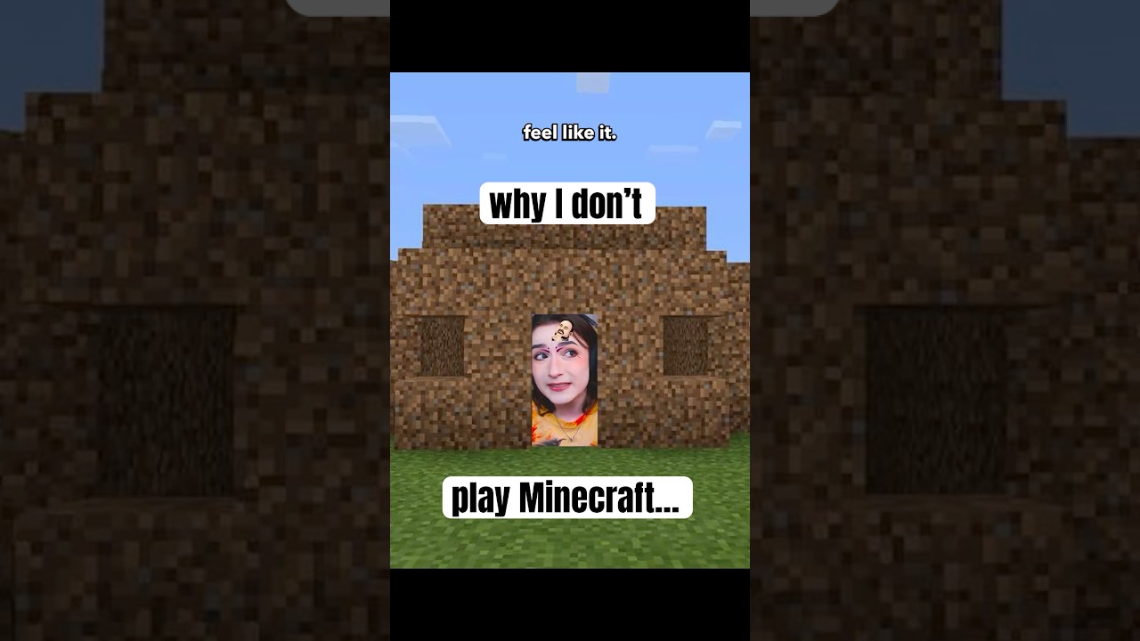 why I REFUSE to play Minecraft...