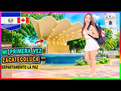 🌲MY FIRST TIME IN ZACATECOLUCA El Salvador AT NIGHT (TRAVELING ALL AROUND EL SALVADOR)
