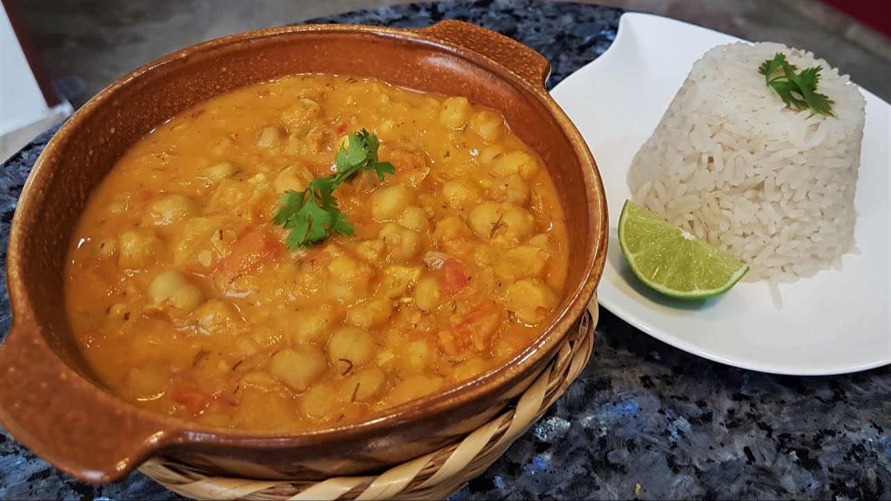 CURRY de Garbanzo & Leche de COCO | RECETA SALUDABLE