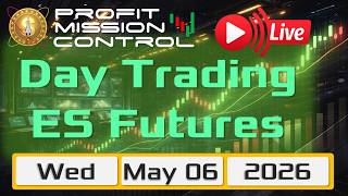 Day Trading ES Futures Prop Firm -  Live Stream From Profit Mission Control