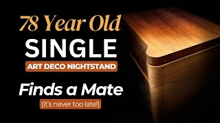 REFINISHING Art Deco Nightstands. TWO Singles make a PAIR!