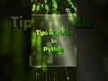 (1) ≠ (1,) – The Tuple Trap Explained! #python #tips #tamil #pythontips