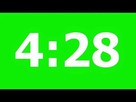 5 Minute Timer (Green Screen)