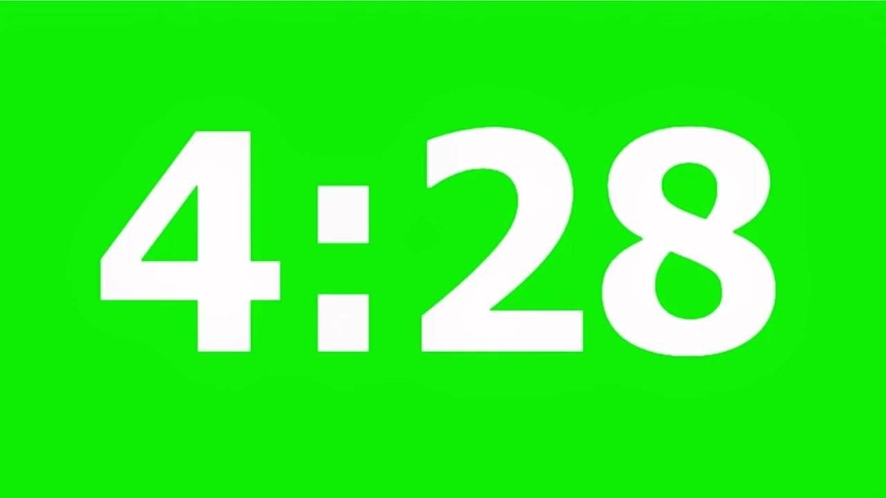 5 Minute Timer (Green Screen)
