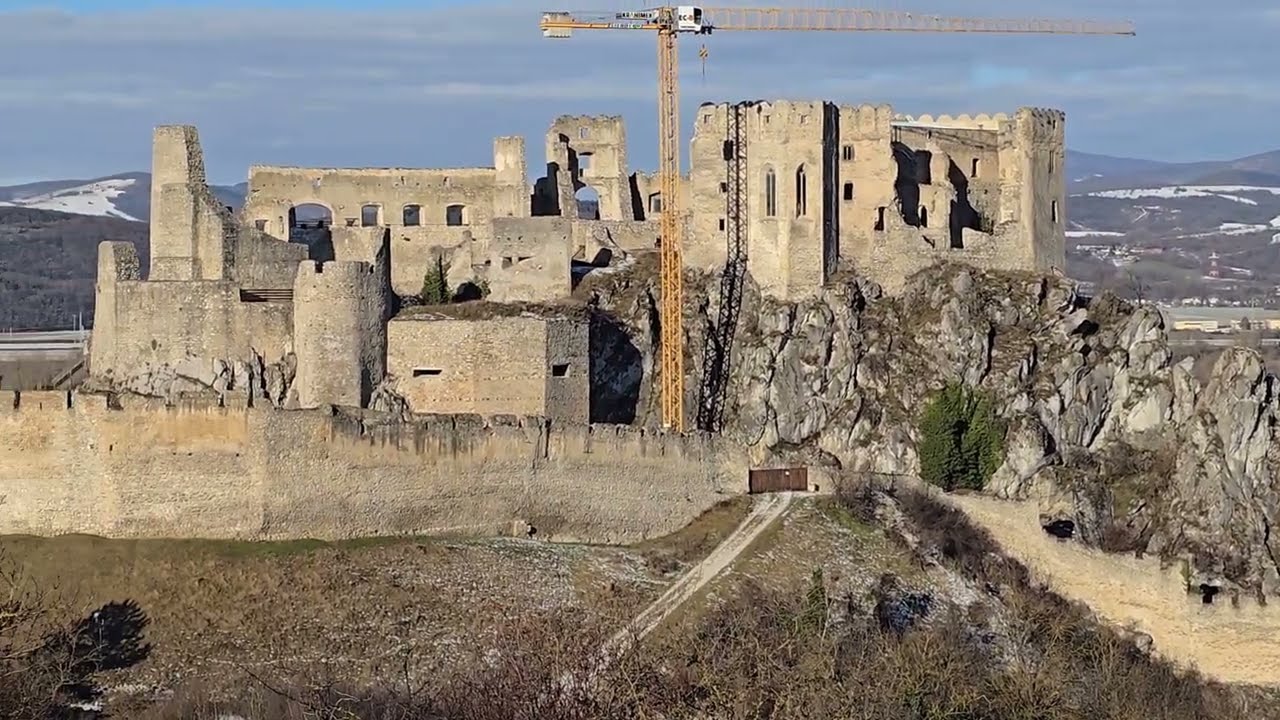 Hrad Beckov, Slovakia....2026, views from above, dji avata 2, 4k - 60fps